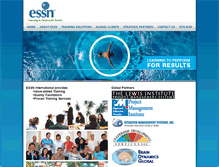 Tablet Screenshot of essninternational.com